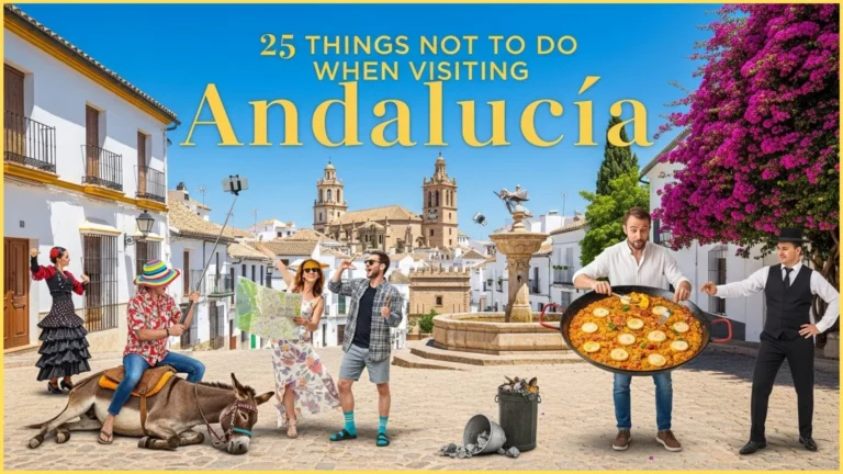 25 Things Not To Do When Visiting Andalucia