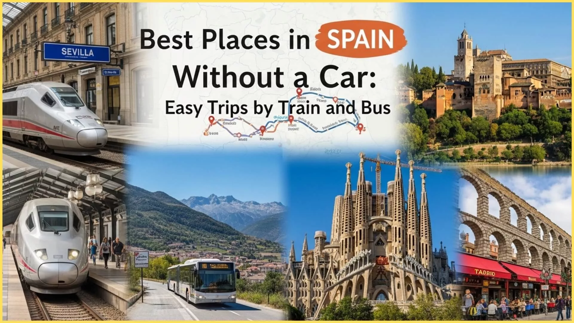 Best Places in Spain Without a Car: Easy Trips by Train and Bus